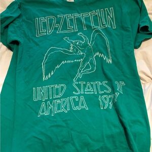 Gildan Green Led Zeppelin Ultra Cotton T-Shirt